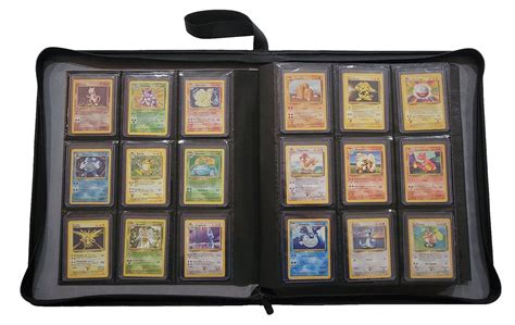 Toploader Binder, Max Capacity 252 Cards, 14 Pages of 9-Pocket Front ...