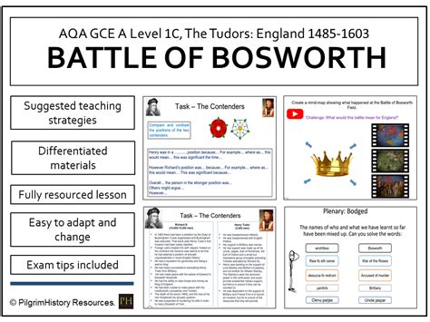 Battle of Bosworth Field | A Level | Teaching Resources