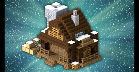 Small Winter House Minecraft - Pixel Art Grid Gallery