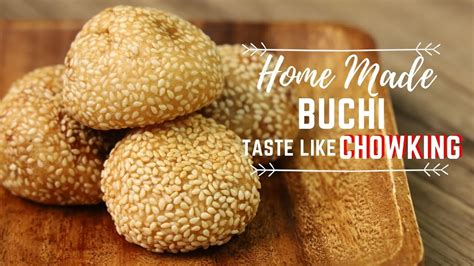 Home Made Buchi ( Sesame Balls ) with Red Bean Paste - Taste like Chowking - YouTube