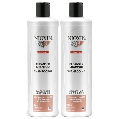 Nioxin - Nioxin System No.3 Cleanser Shampoo for Colored Hair Light ...