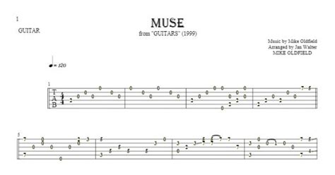 Muse - Tablature for guitar solo (fingerstyle) | PlayYourNotes