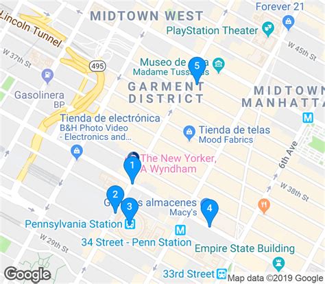 a map showing the location of midtown west apartments