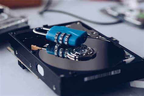 Encrypted hard disk stock photo. Image of malware, crisis - 108501074