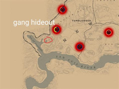 Complete Gang Hideout Locations : r/RedDeadOnline