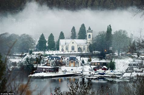 UK weather covers Scotland with snow as England temperatures 12C more ...