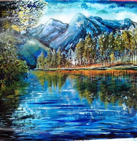 Nature Scenery Painting by Rupsa Das | Saatchi Art