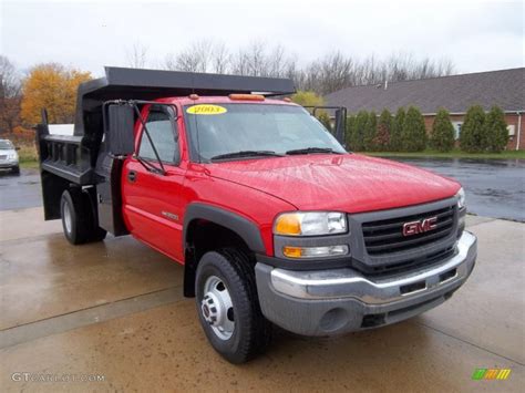 2003 GMC Sierra 3500 Regular Cab 4x4 Chassis Dump Truck Exterior Photos | GTCarLot.com