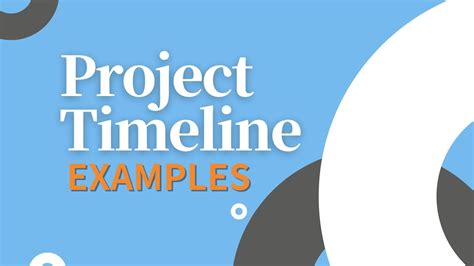 9 Project Timeline Examples With Detailed Explanation | PM Study Circle