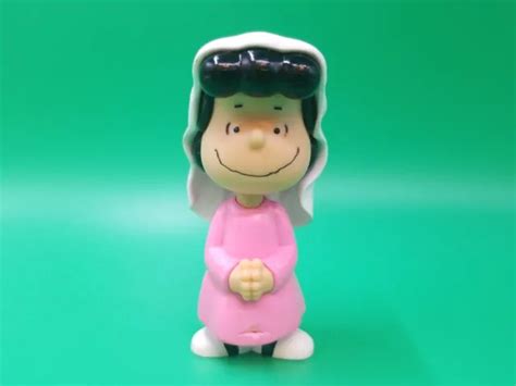 PEANUTS CHARLIE BROWN Christmas Nativity Mary LUCY VAN PELT Toy Mini Figure Rare $4.99 - PicClick