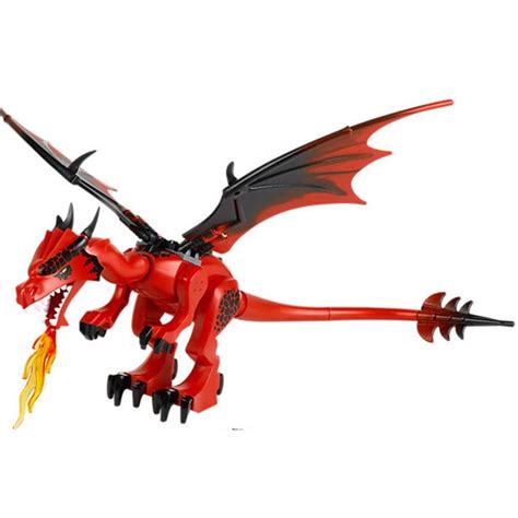 LEGO Red Dragon with Red Head | Brick Owl - LEGO Marketplace