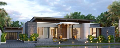 Desain Rumah Modern 1 Lantai Bapak Kevin di Palangka Raya, Kalimantan ...