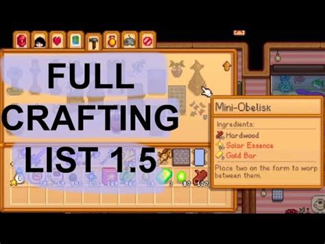 Stardew Valley Crafting Recipe List : Top Picked from our Experts