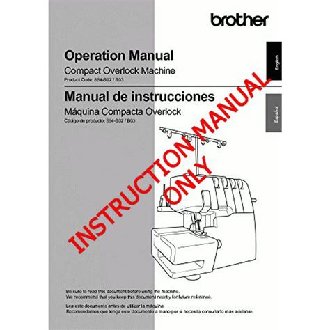 Brother 1634dx Serger Manual