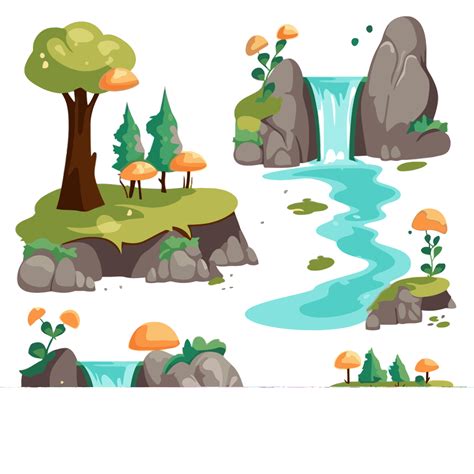 Flow Clipart Cartoon Collection Of Mountains Vector, Flow, Clipart, Cartoon PNG and Vector with ...