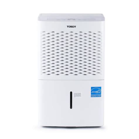 Tosot 50-Pint 3000 Sq. ft. with Bucket Portable ENERGY STAR Dehumidifier for Basements, Large ...