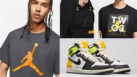 Air Jordan 1 High Volt Gold Shirts Outfits | SneakerFits.com