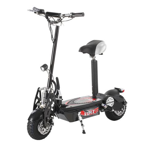 48V12A Folding Electric Scooter 1000W Foldable Electric Scooter With Seat