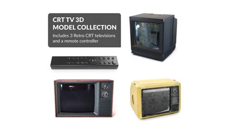 3D CRT TV 3D Model Collection model - TurboSquid 2036424