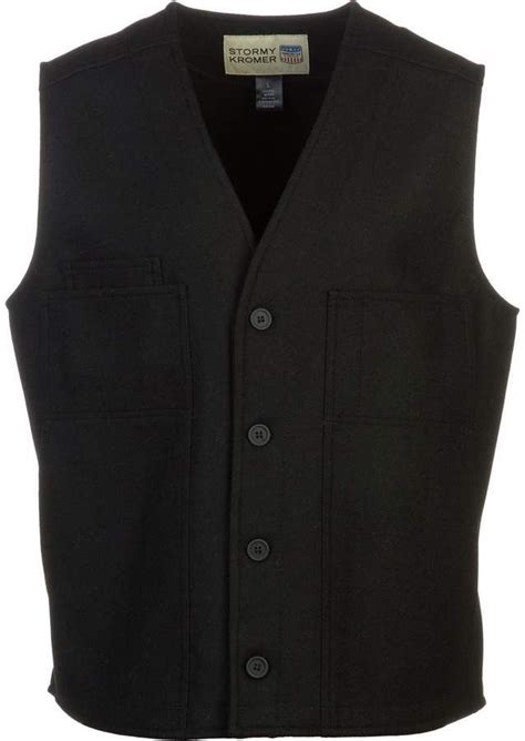 Stormy Kromer Mercantile Button Vest - Men's Poncho Outfit, Vest Dress, Quilted Top, Quilted ...