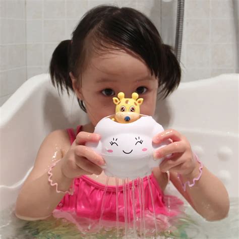 Baby Infant Bathroom Bath Toys Cute Cartoon Rain Clouds with Deer ...