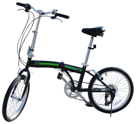 EBS Folding Bike, Commuter Folding Bicycle 20", Shimano Gear 6 Speed ...