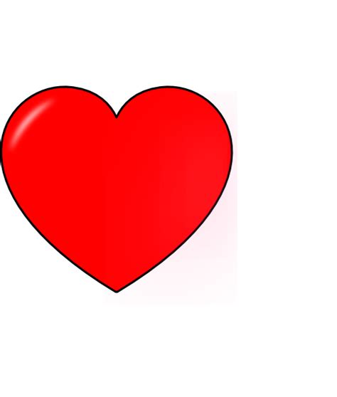 Red Heart Clip Art at Clker.com - vector clip art online, royalty free ...