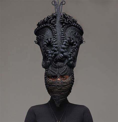 black hair Hair as an Object of Creative Expression | Hair sculpture ...