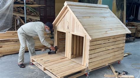 DIY Design Ideas For Woodworking Projects From Pallet Wood - Build A Pet Wooden House From ...