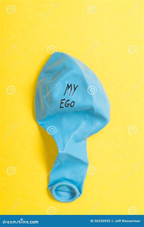 My Deflated Ego stock image. Image of typography, self - 50330595