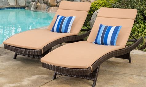 Outdoor Waterproof Lounge Cushion (1- or 2-Pack) | Groupon