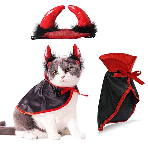 Countess Dracula Costume For Cat Or Dog, Black And Red Satin, Bow Tie ...