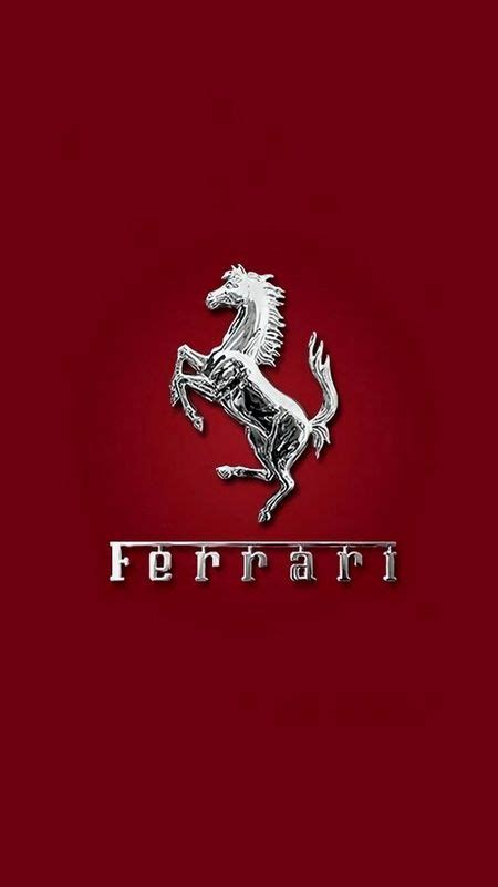 Ferrari Logo Red Wallpaper Download | MobCup