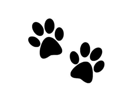 2 Pack Paw Print Decal Dog Paw Prints Dog Cat Decal Pet Car - Etsy