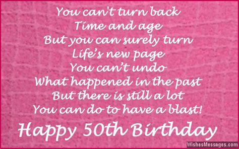 50th Birthday Wishes: Quotes and Messages – WishesMessages.com