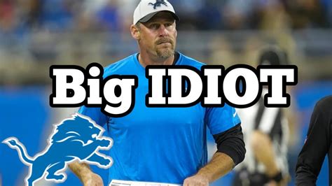 Dan Campbell is a JOKE and Goff Just BLOWS | Detroit Lions BLOWN OUT 💩 - YouTube