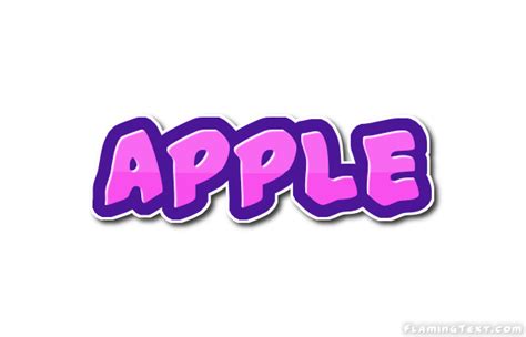 Apple Logo | Free Name Design Tool from Flaming Text