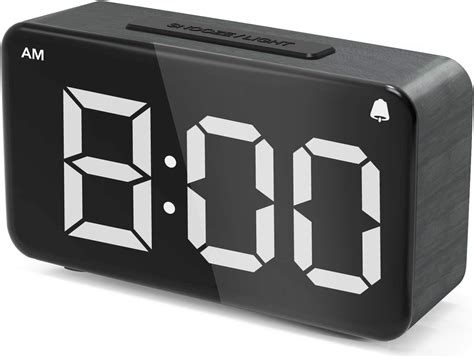 Amazon.com: Alarm Clock,Digital Alarm Clocks for Bedrooms LED Small ...