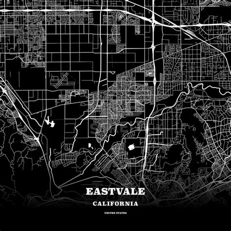 Eastvale, California, USA map | Eastvale, Map poster, Usa map