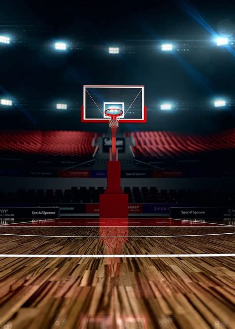 Basketball Court Background Indoor Photography Backdrop Sports Club ...