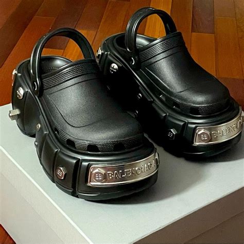 Balenciaga x Crocs Hardcrocs Sandals in 2024 | Crocs shoes for men ...