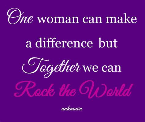 Together We Can Make A Difference Quotes