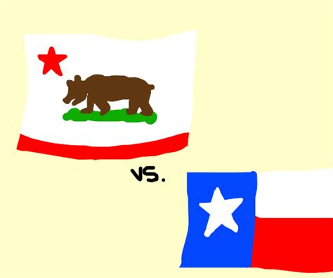 California vs Texas: The Epic Battle - Drawception