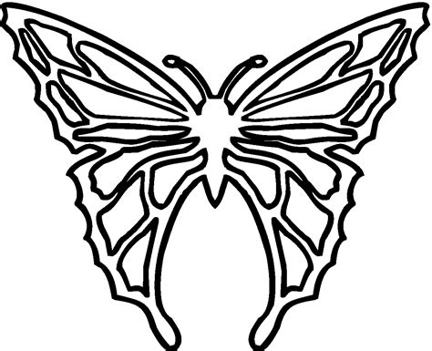 Butterfly Wings Outline - ClipArt Best