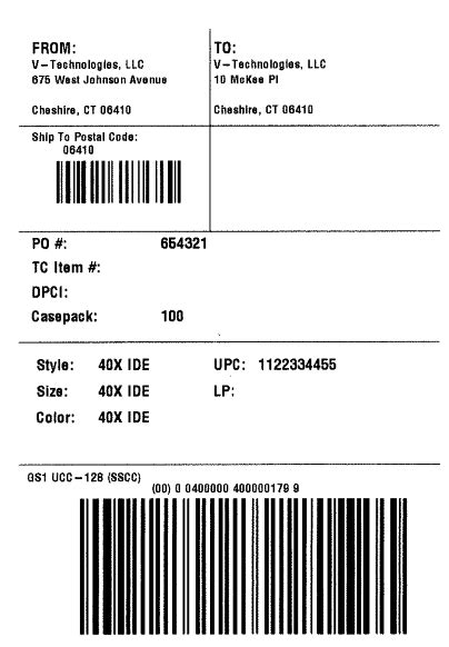 One Extra Value Displaying In Gs128 Label Preview / It is located in the thermal package ...