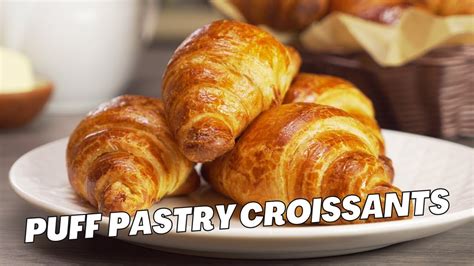 Homemade crispy Croissant (PUFF PASTRY) | Crispy & Fluffy Croissants in ...