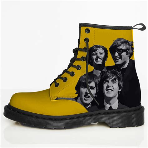 The Beatles Boots - The Beatles Vegan Leather Boots – CustomKiks.com