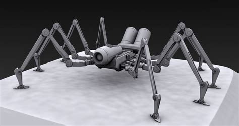 Spider Robot Blueprints