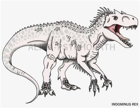 Indominus Rex Coloring Pages Coloring Pages