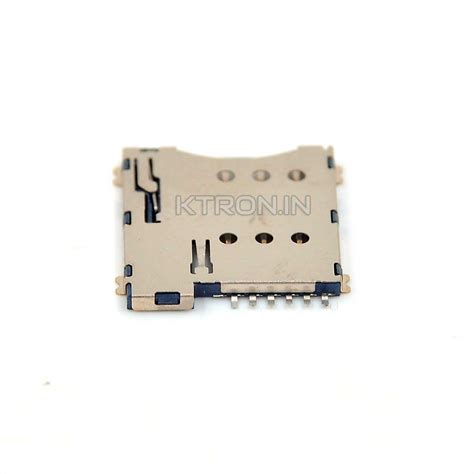 Buy Micro SIM Card Holder 6 Pin - Spring Loaded Push Type - KTRON India